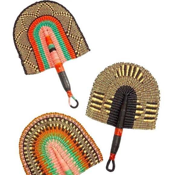 GOODEE x Baba Tree Bolga Set of 3 Fans - Picture 3 of 3
